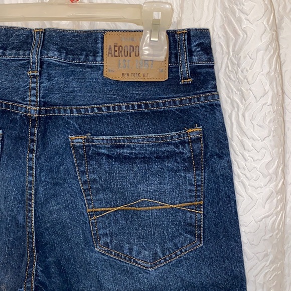 Men’s Aeropostale Cutoff Jean Shorts - Picture 3 of 4